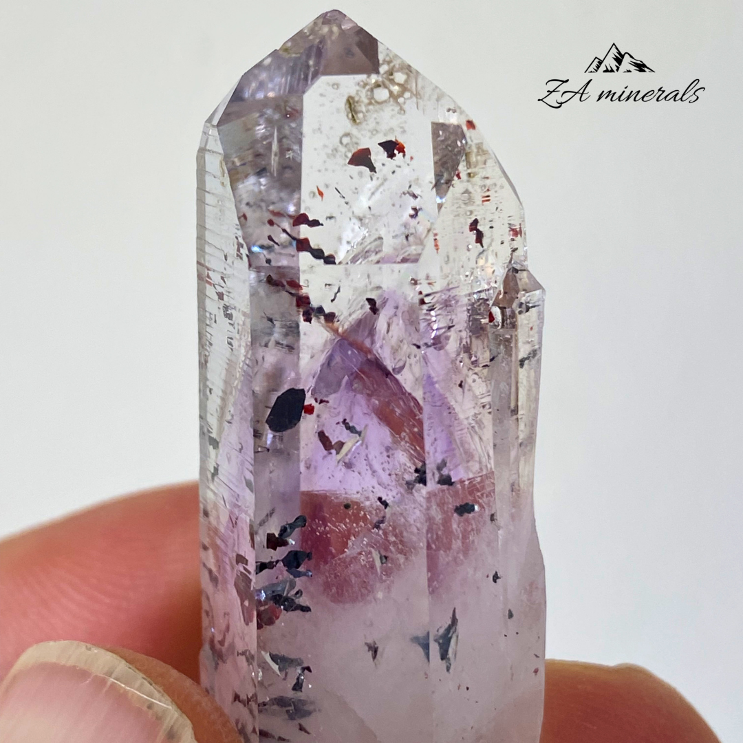 Hematite included Amethyst Quartz Streep Mine 0.022kg IX3