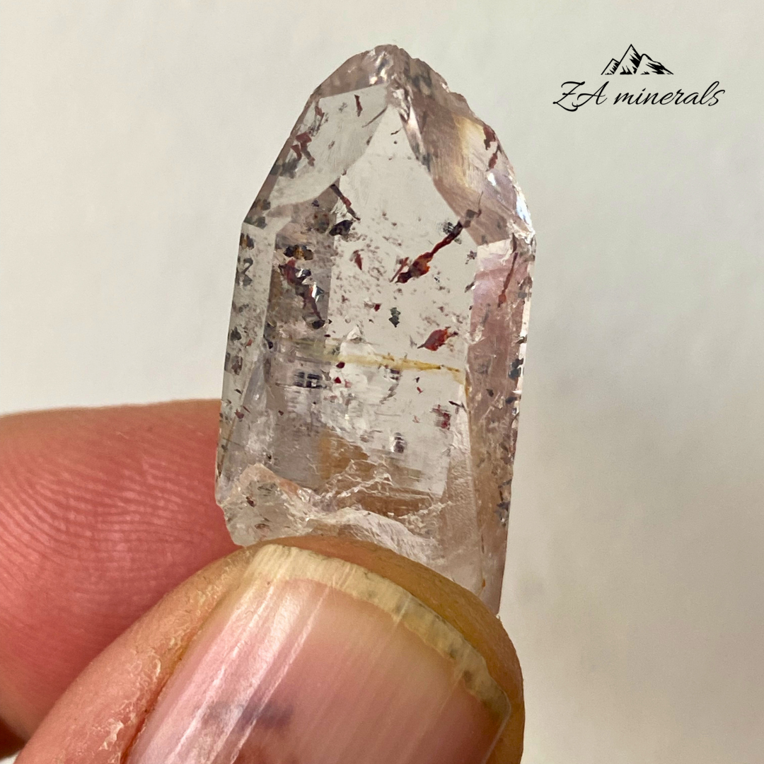 Hematite Included Quartz (Harlequin Quartz) Streep Mine 0.008kg IX5