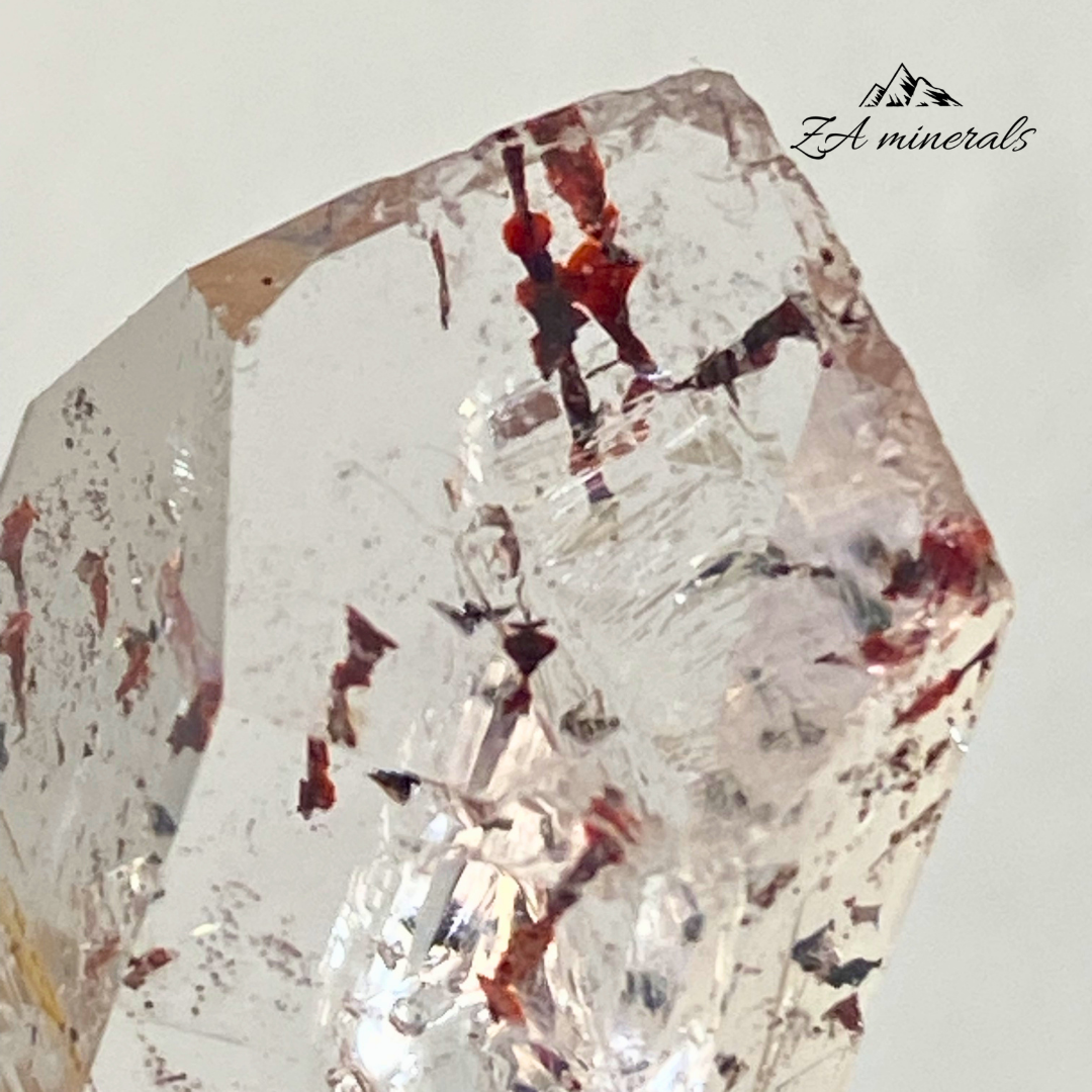 Hematite Included Quartz (Harlequin Quartz) Streep Mine 0.008kg IX5