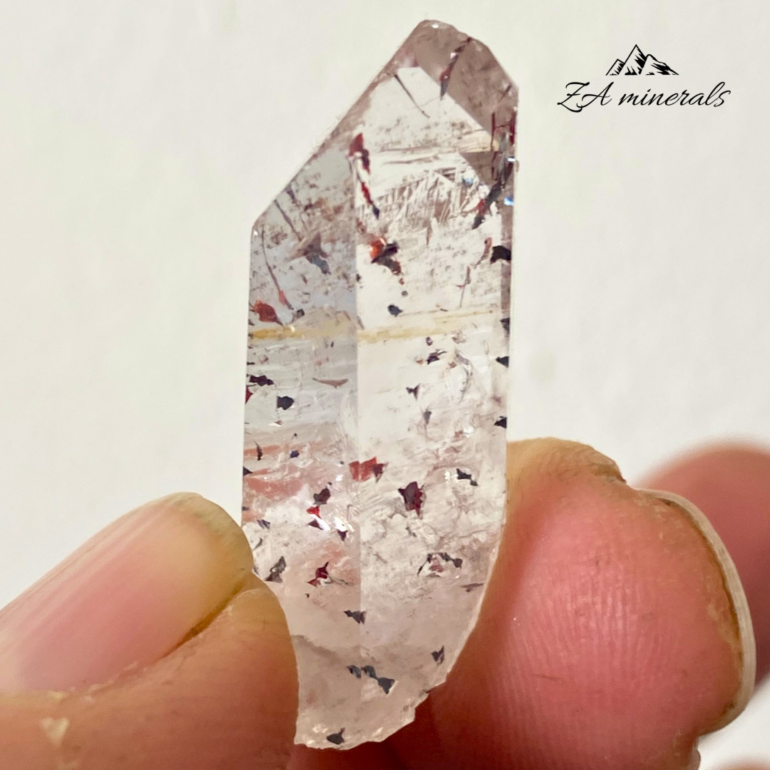Hematite Included Quartz (Harlequin Quartz) Streep Mine 0.008kg IX5