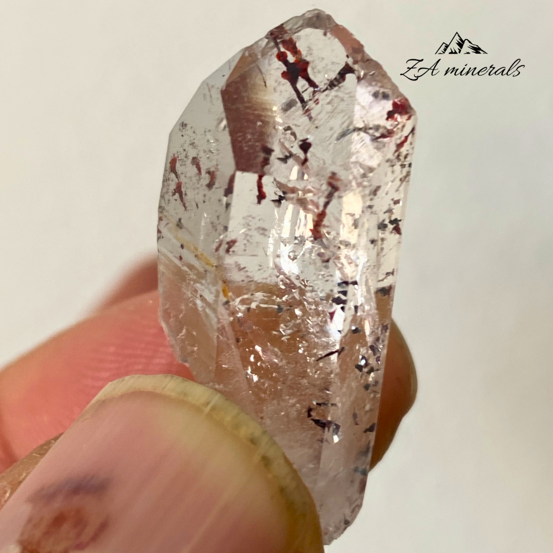 Hematite Included Quartz (Harlequin Quartz) Streep Mine 0.008kg IX5
