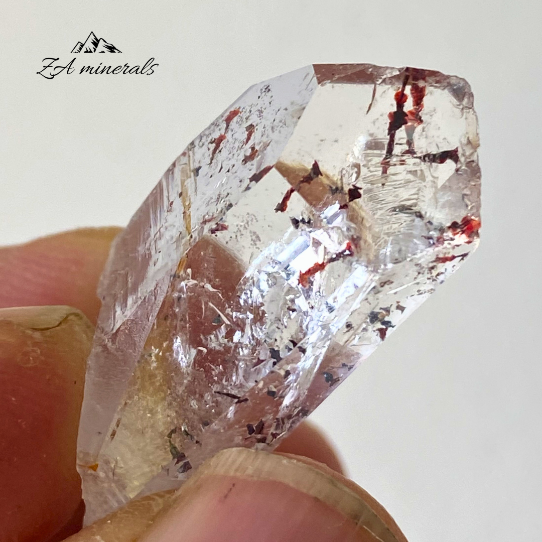 Hematite Included Quartz (Harlequin Quartz) Streep Mine 0.008kg IX5