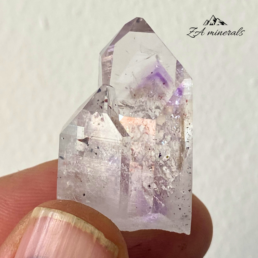 Hematite Included Amethyst Quartz Streep Mine 0.019kg IX6