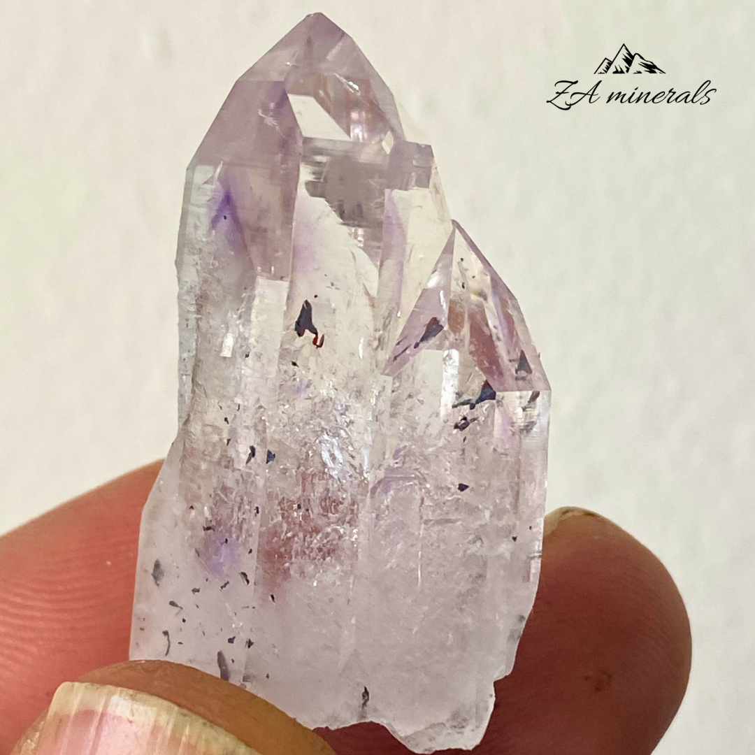 Hematite Included Amethyst Quartz Streep Mine 0.019kg IX6