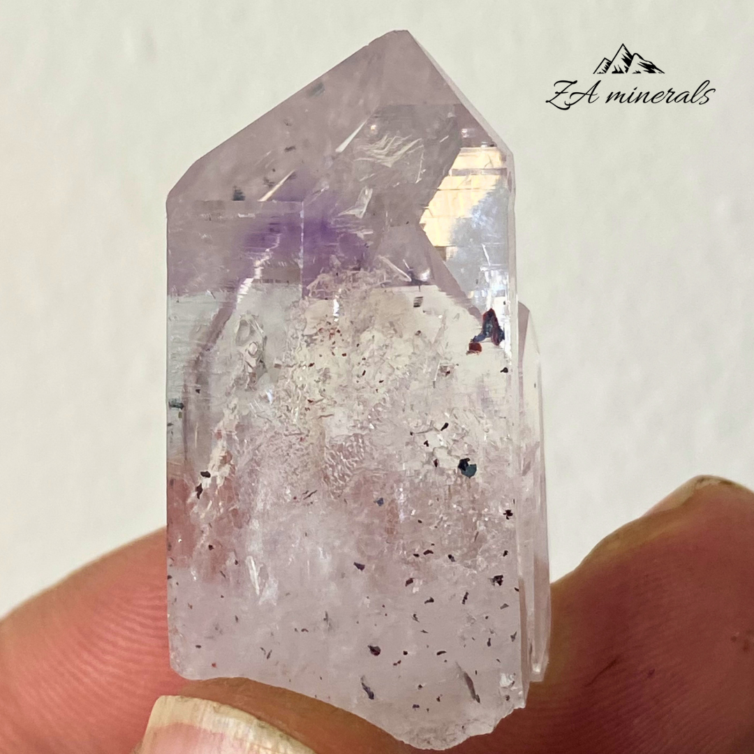 Hematite Included Amethyst Quartz Streep Mine 0.019kg IX6