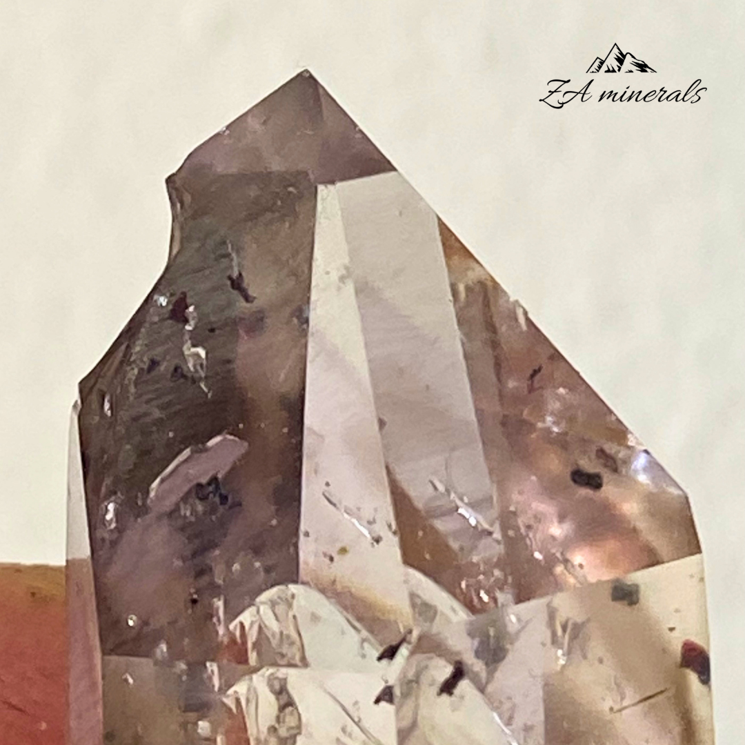 Hematite included Amethyst Quartz Streep Mine 0.013kg IX7