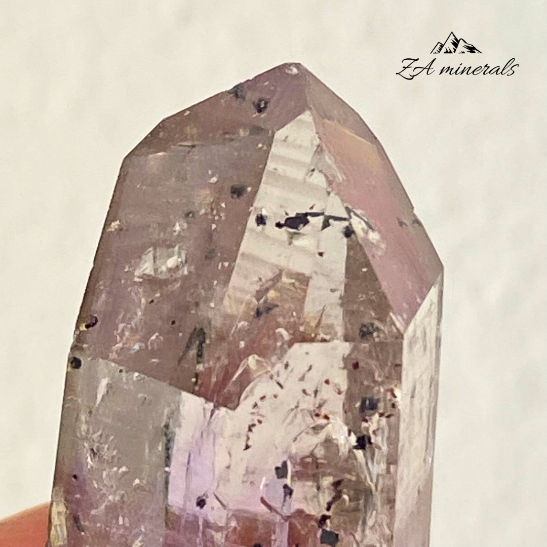 Hematite included Amethyst Quartz Streep Mine 0.015kg IX8