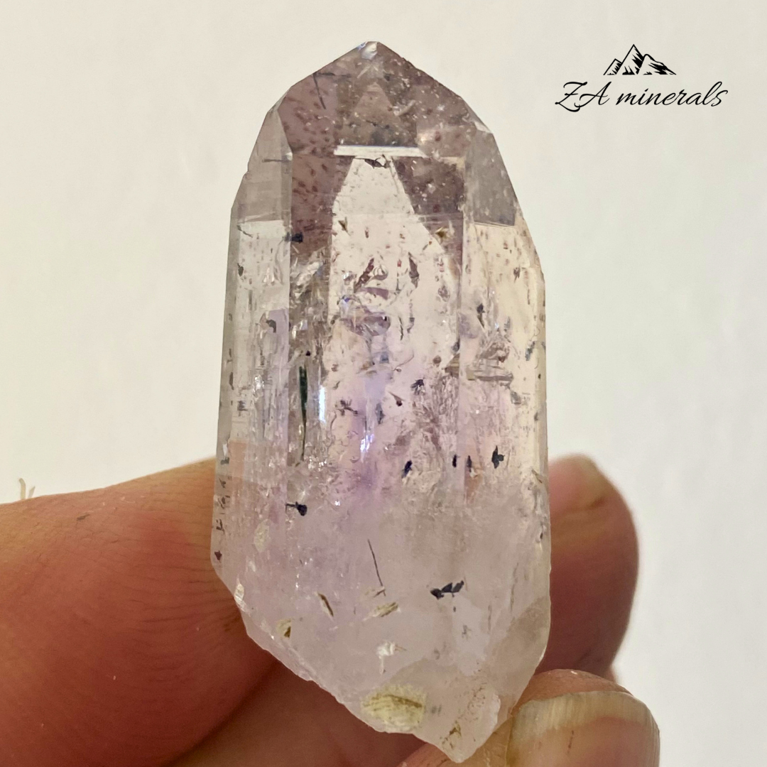 Hematite included Amethyst Quartz Streep Mine 0.015kg IX8
