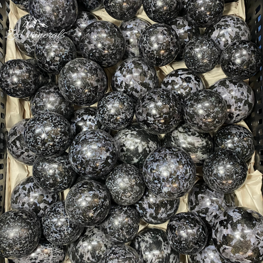 Polished Indigo Gabbro Spheres 1kg