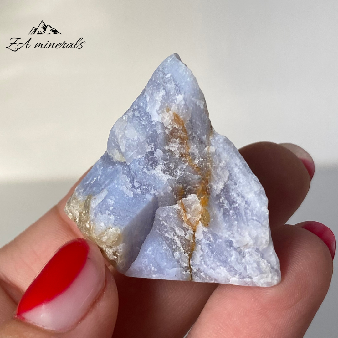 Part Polished Blue Lace Agate 0.019kg JA13
