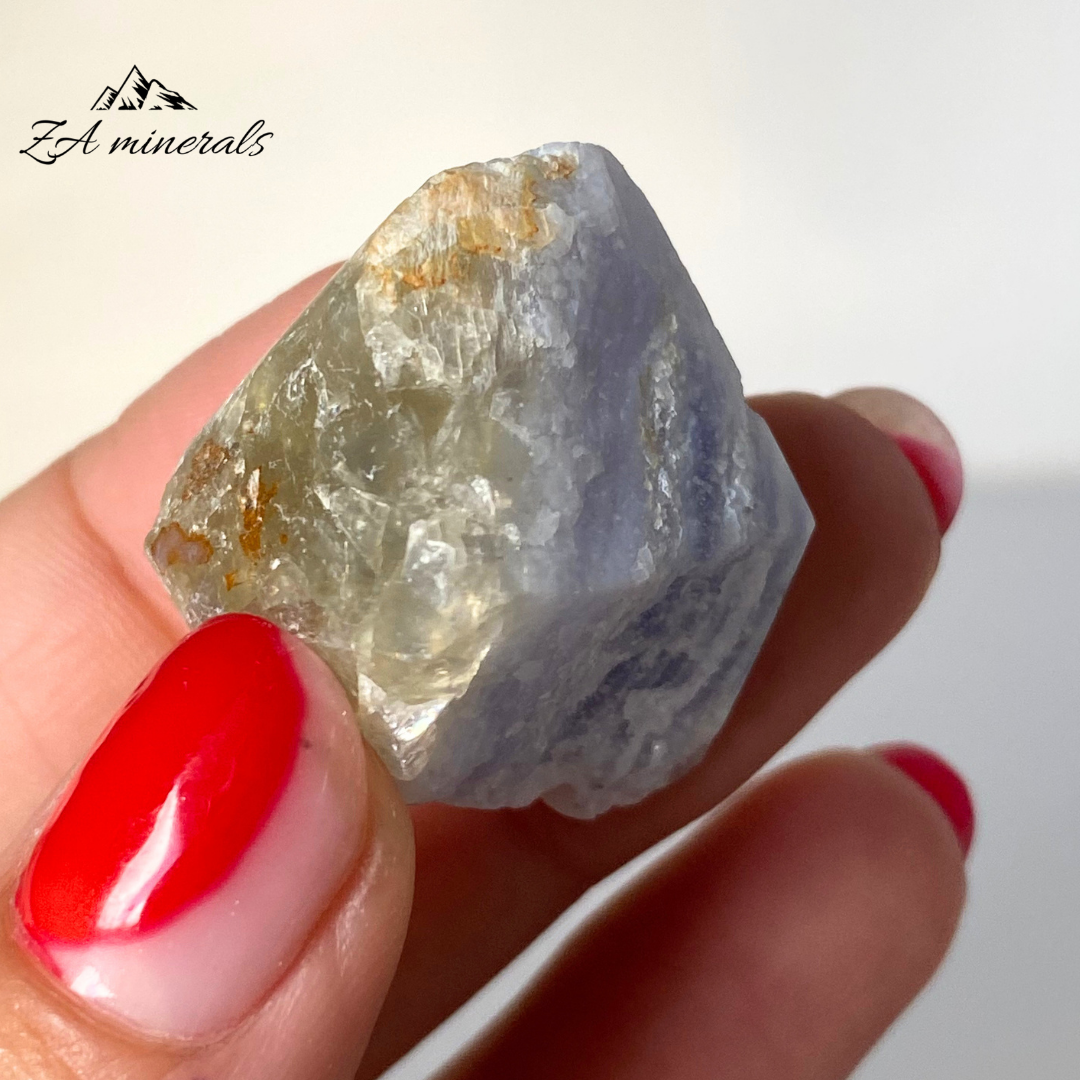 Part Polished Blue Lace Agate 0.017kg JA14