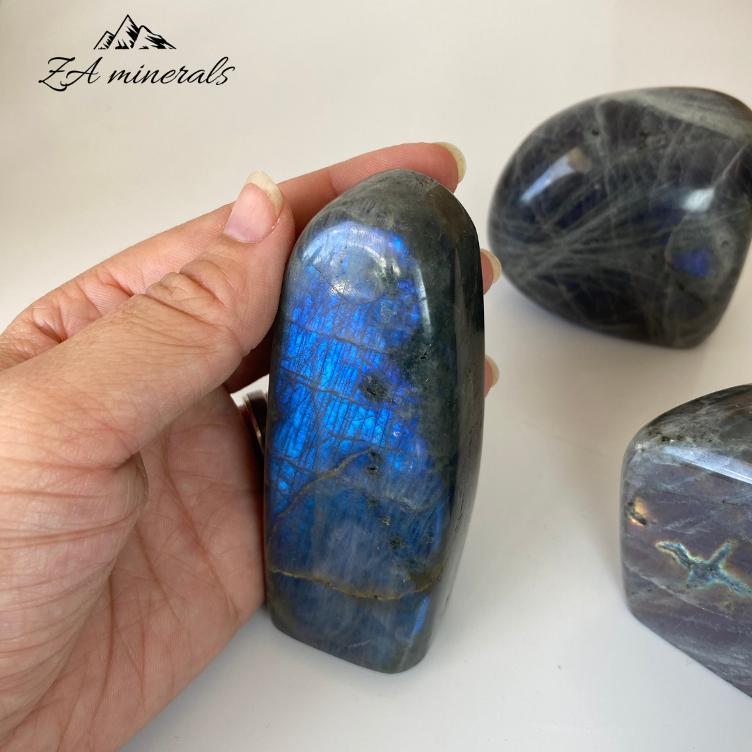 Polished Labradorite Sculpture (x3) 0.918kg