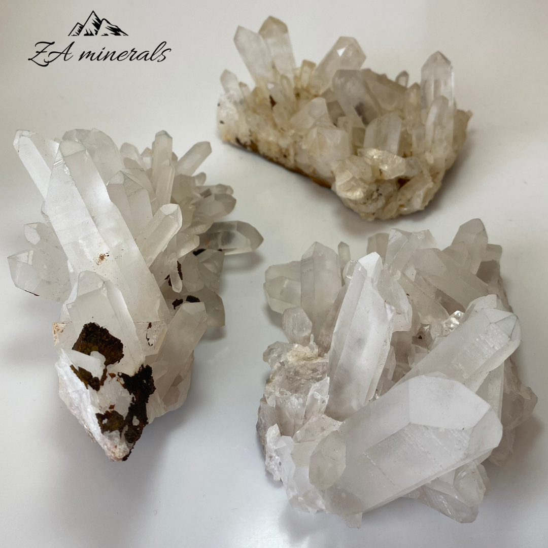 Milky Quartz Cluster(x3) 1.172kg