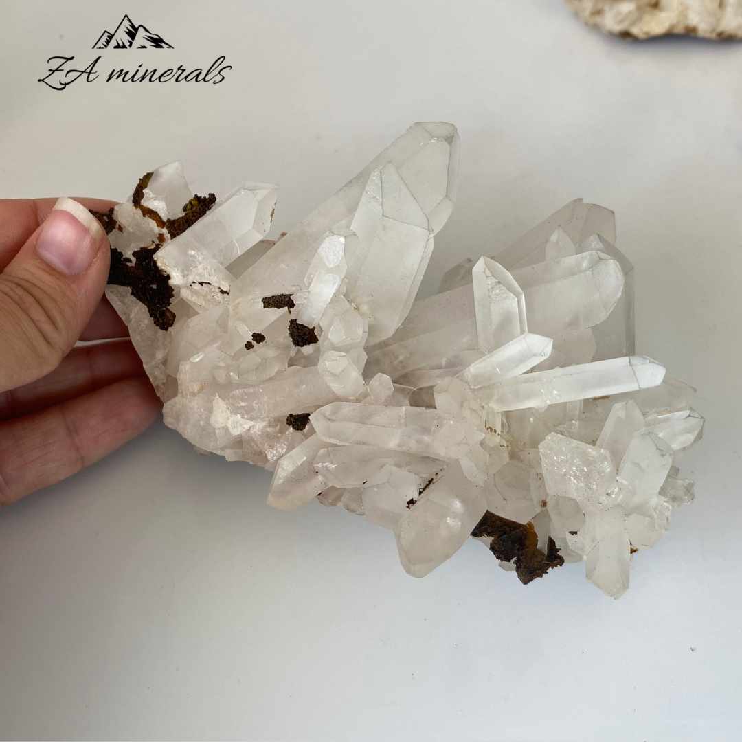 Milky Quartz Cluster(x3) 1.172kg