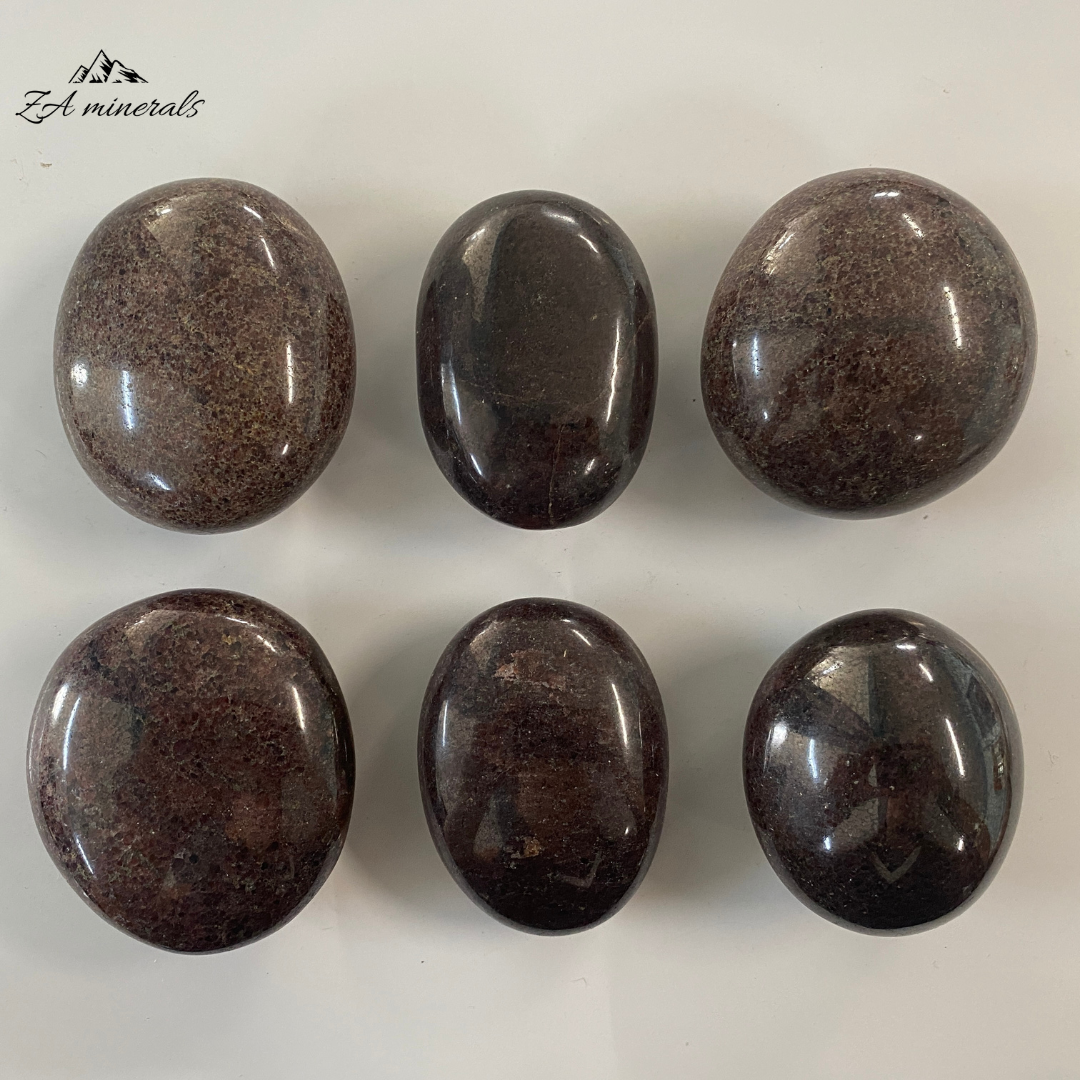 Polished Grenatite Palmstones 1kg