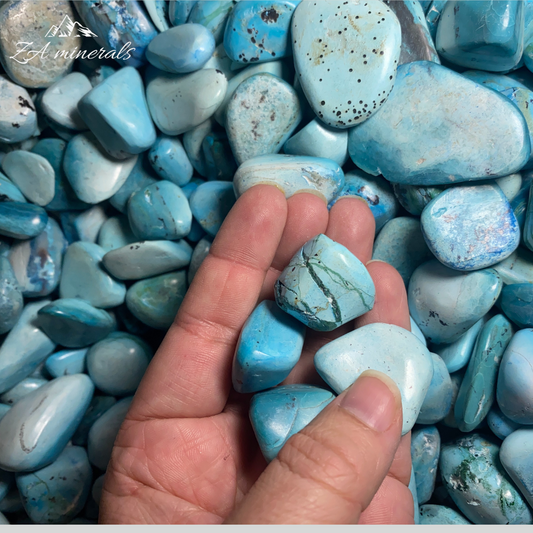 Polished Chrysocolla Tumbles 1kg