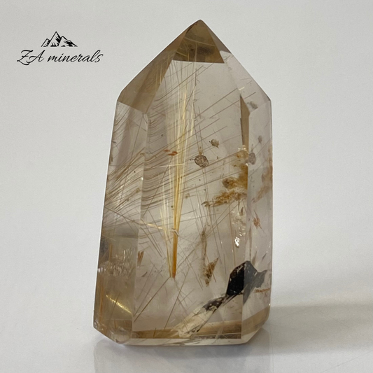 Polished Rutilated Citrine Point 0.007kg