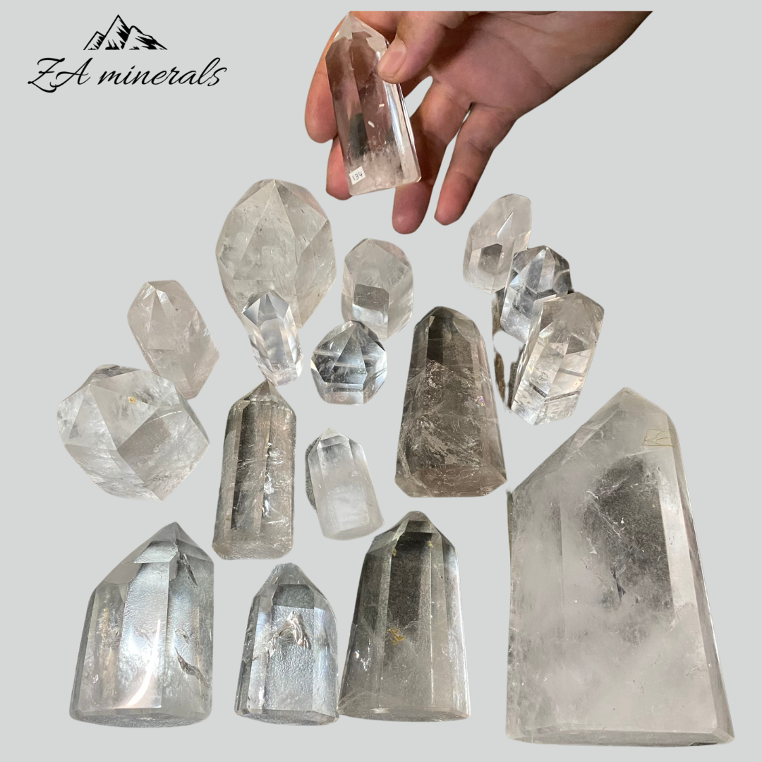 Polished Clear Quartz Towers 1kg