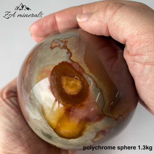 Polished Polychrome Jasper Sphere (x1) 1.357kg