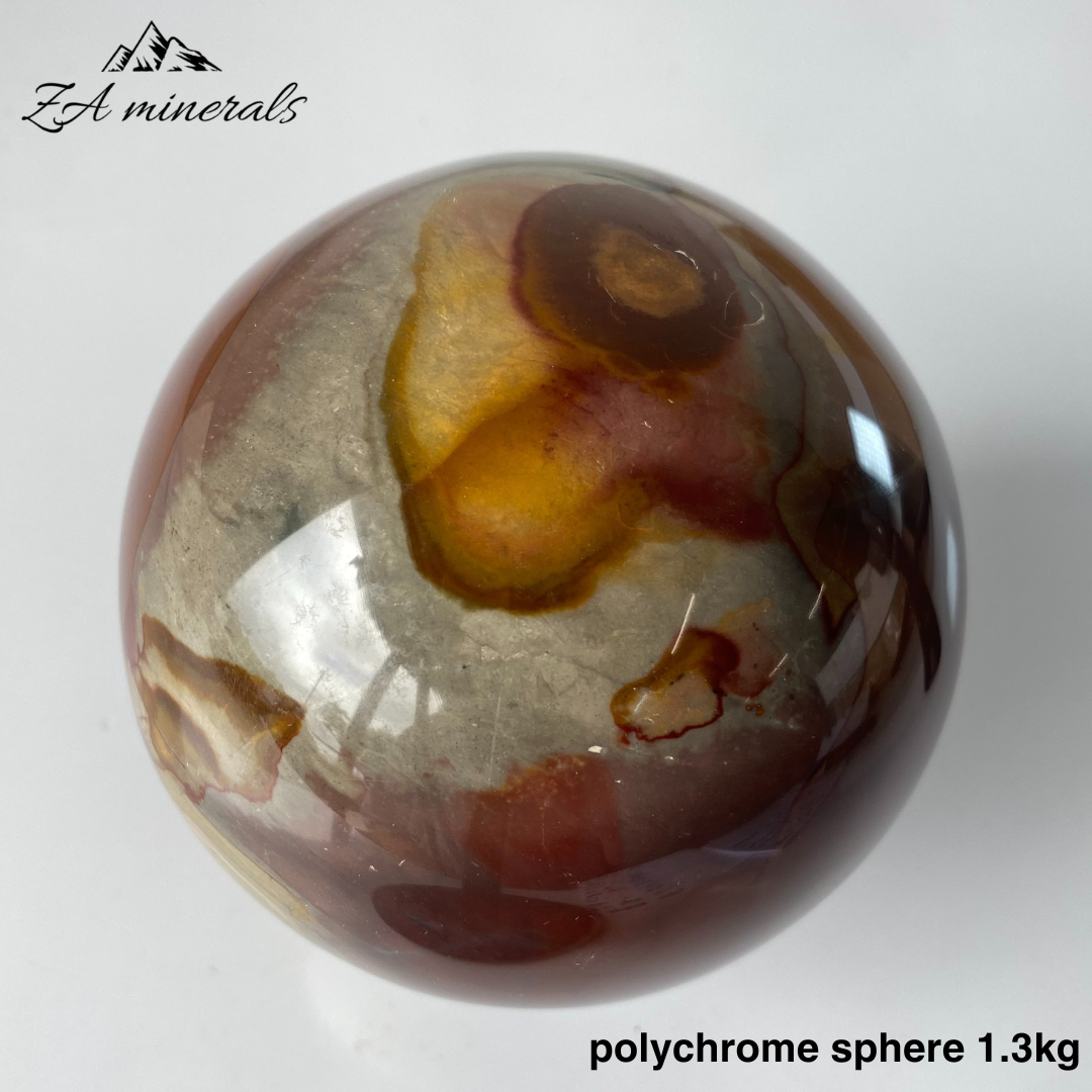 Polished Polychrome Jasper Sphere (x1) 1.357kg