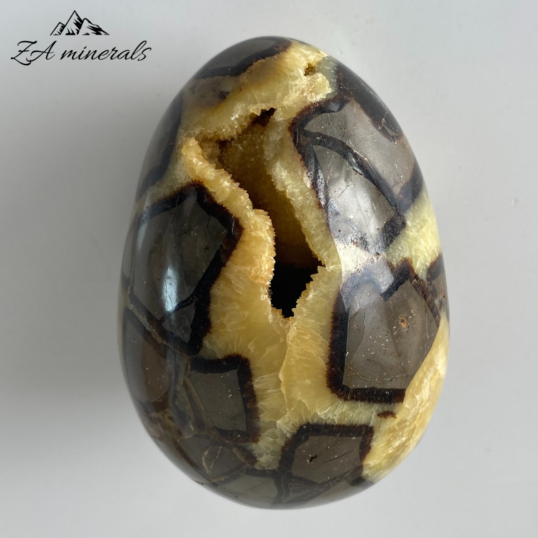 Polished Yellow Septarian Eggs 1kg