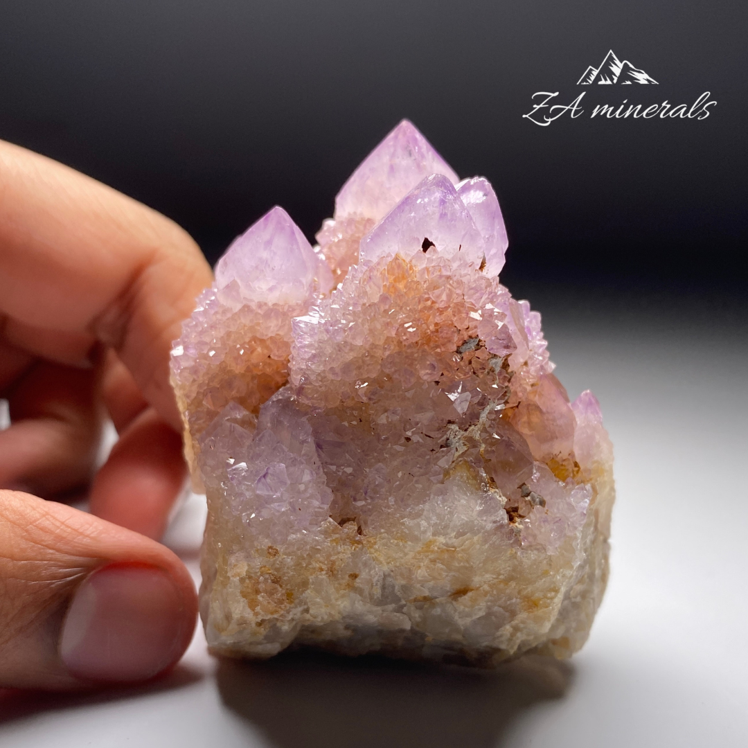Lavender Amethyst Cactus Quartz Cluster HO04