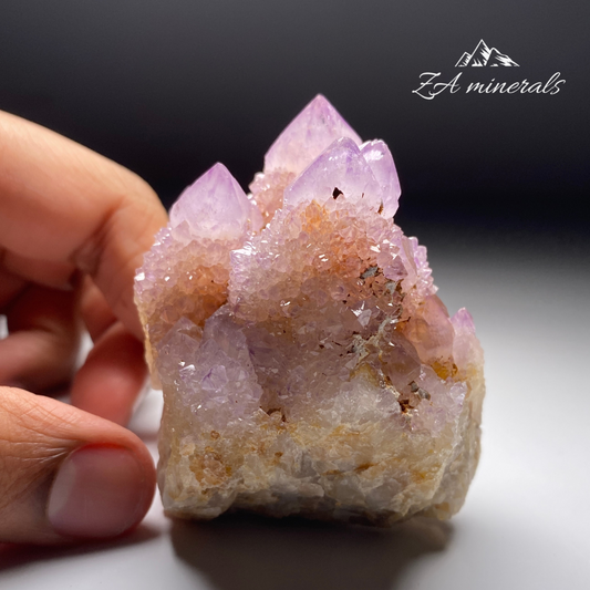 Lavender Amethyst Cactus Quartz Cluster HO04
