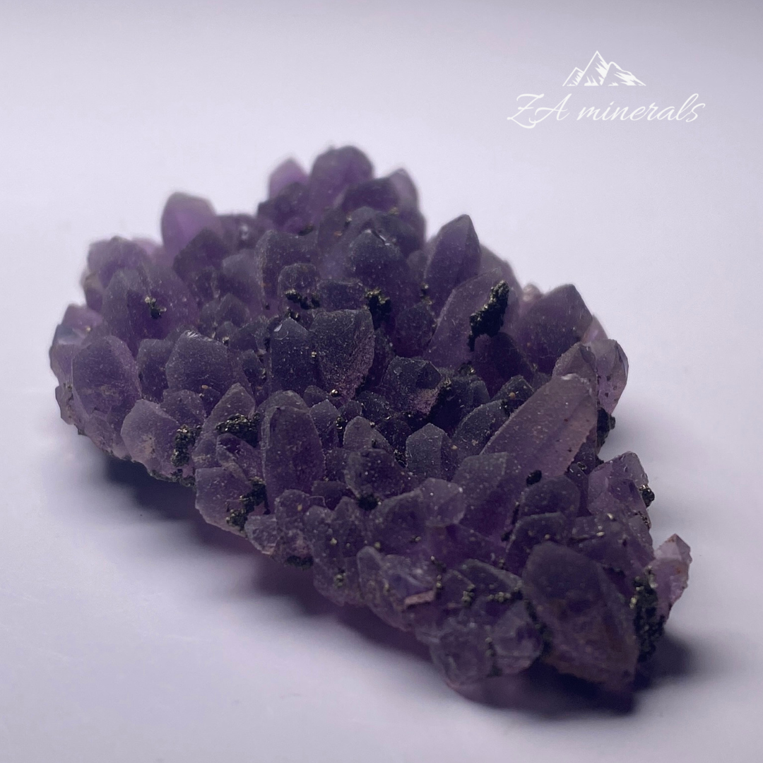 Amethyst with Pyrite HT21