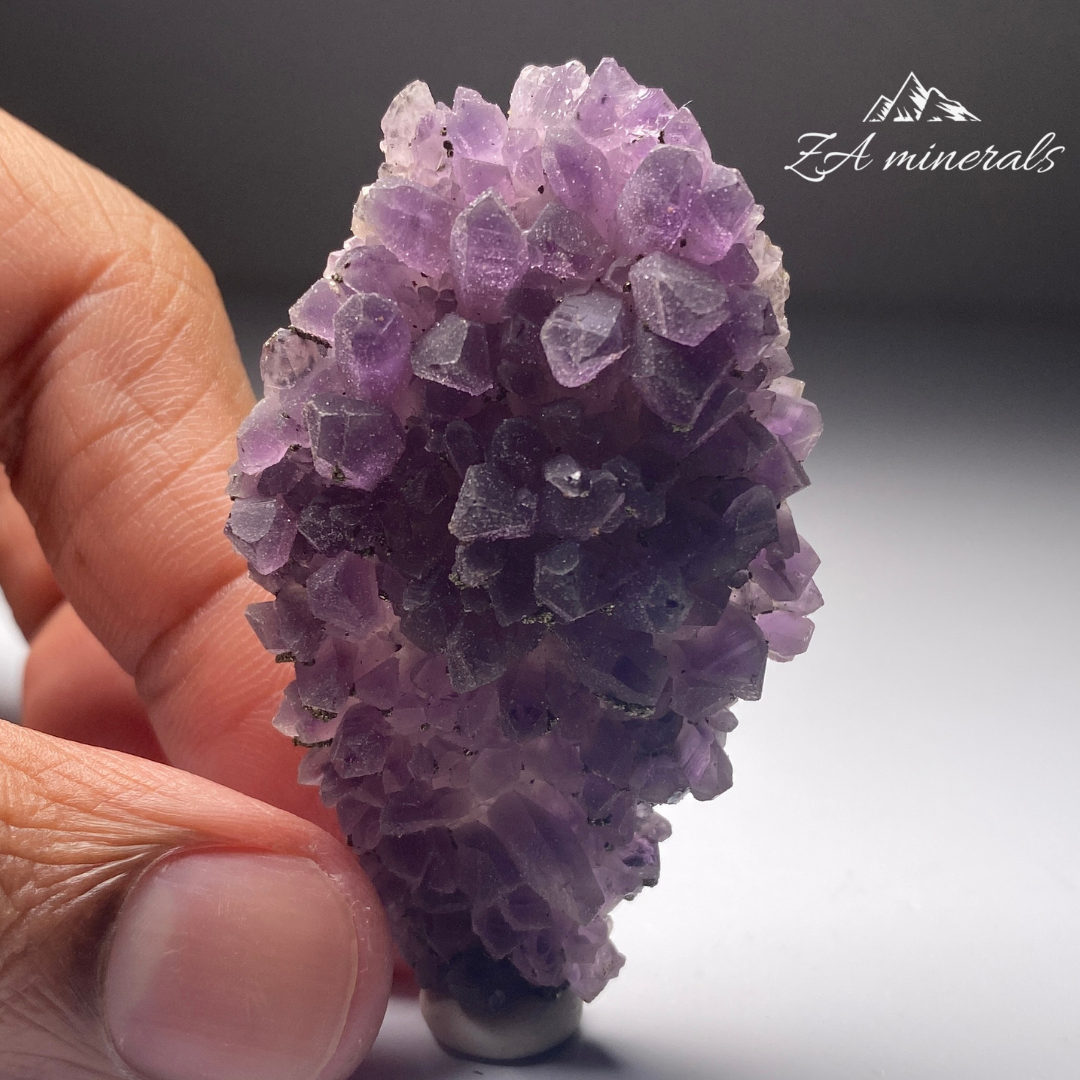 Amethyst with Pyrite HT21