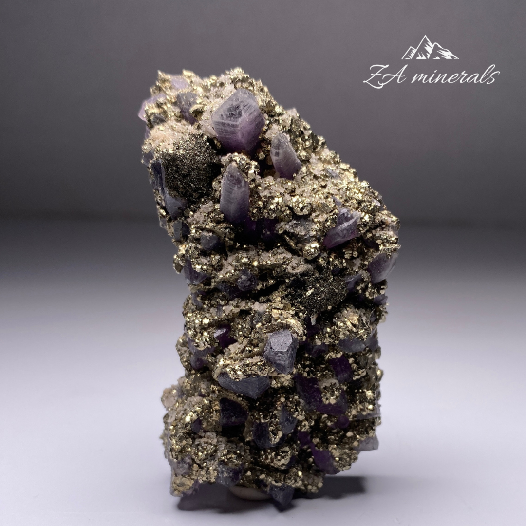 Amethyst with Pyrite HU05