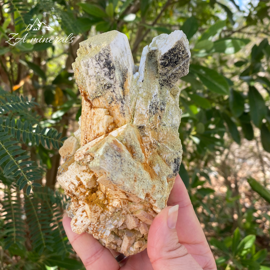 Feldespato, goshenita, hialita, siderita HN04