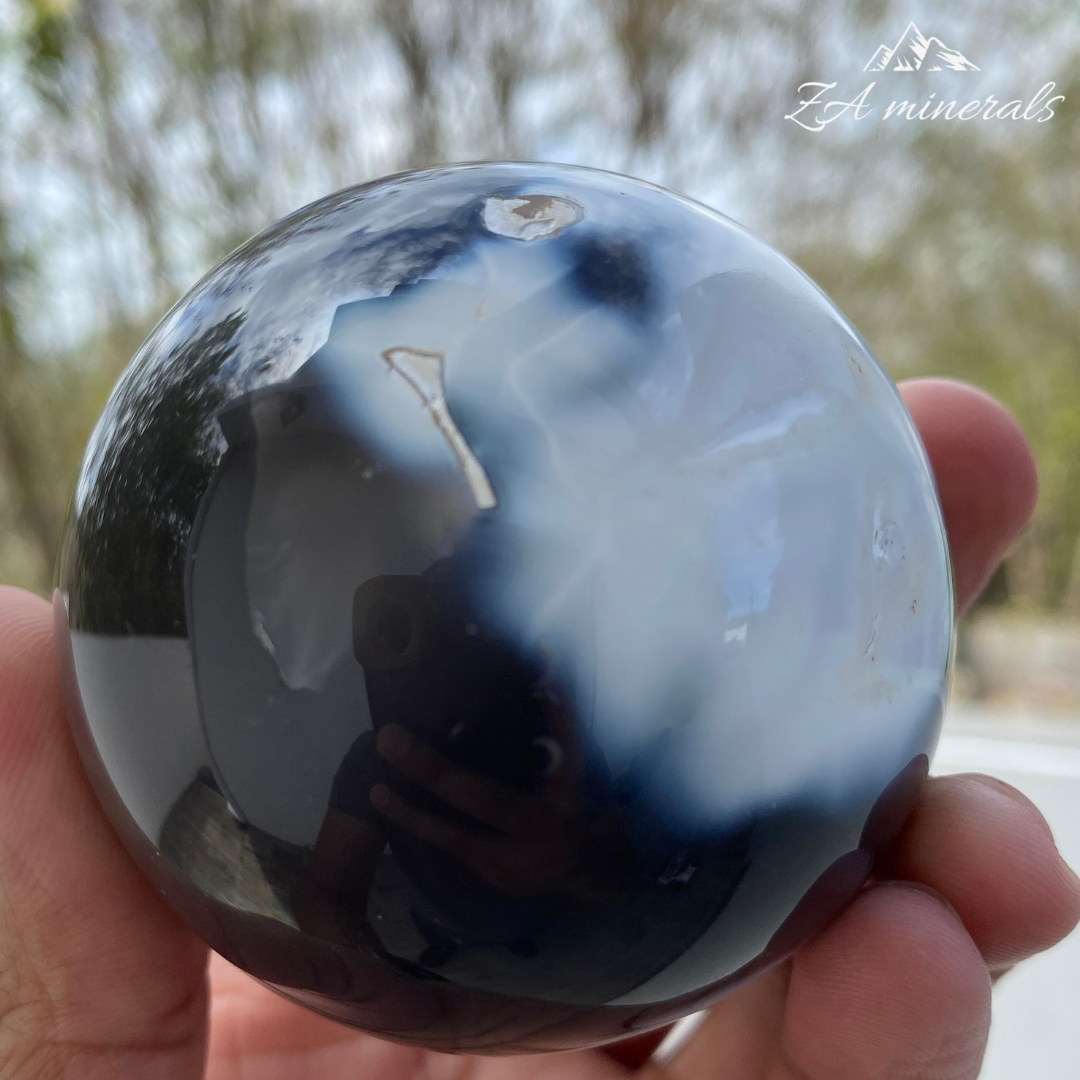 Orca Agate Polished Sphere HN20