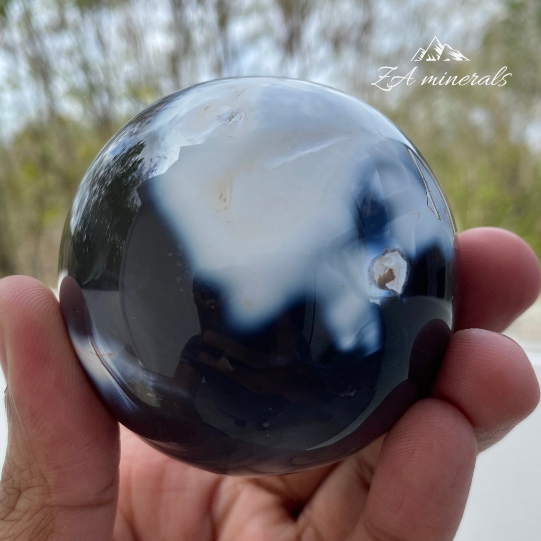 Orca Agate Polished Sphere HN20