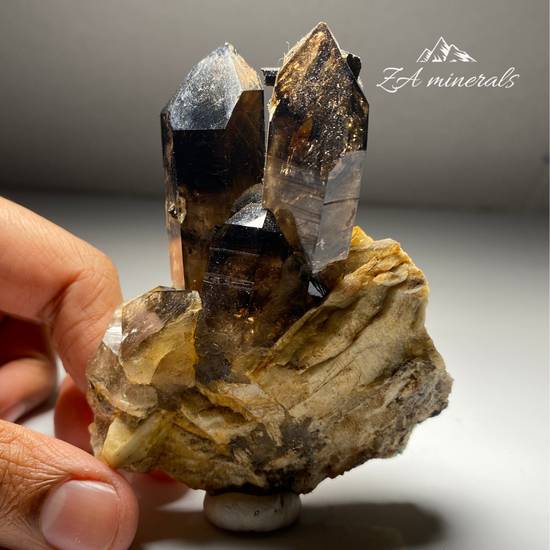 Smoky Quartz and Feldspar HV19