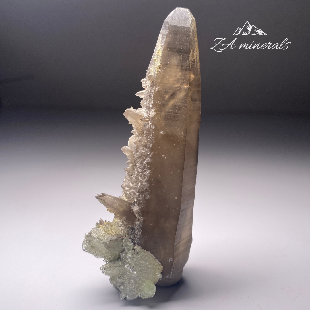 Smoky Quartz with Hyalite HT12