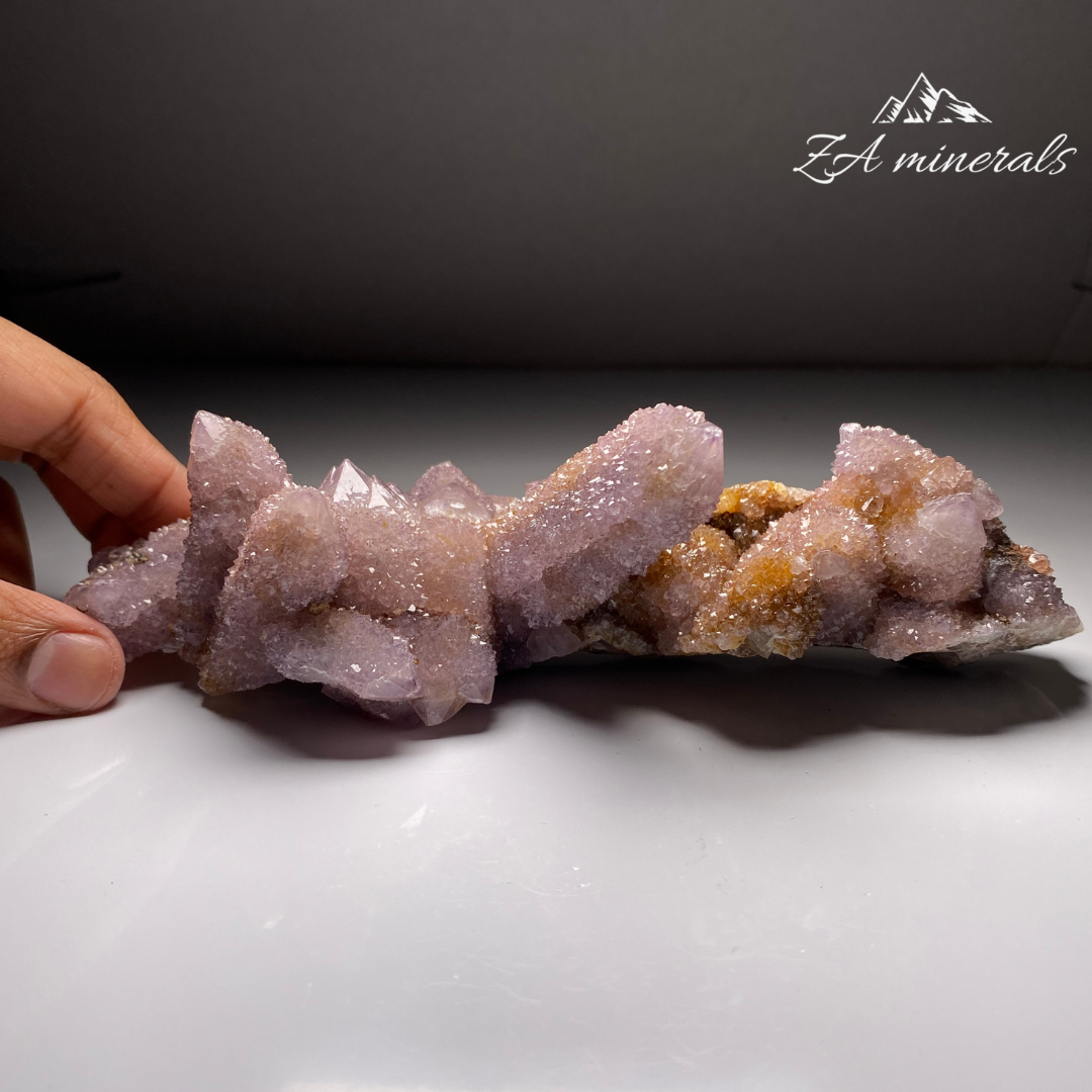 Amethyst Cactus Quartz Cluster HU24